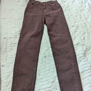 Mother SNACKS Twizzy high waisted straight jeans